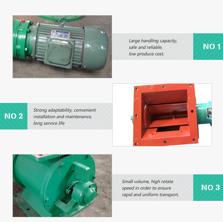 Cast iron rotary airlock valve for dust collector Cast iron rotary airlock valve for dust collector